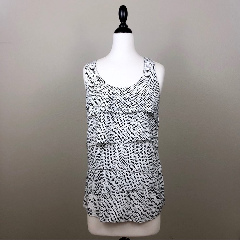 Aqua Tiered Racerback Tank